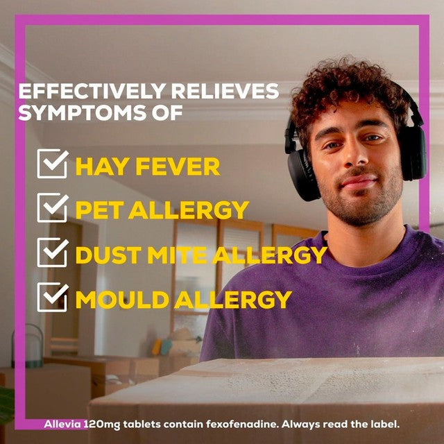 Allevia hayfever allergy relief tablets 15 pack - British product