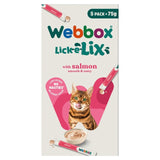 Webbox cat treats salmon yoghurty 5 x 15g (British brand)