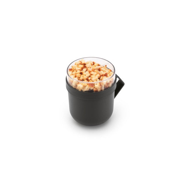 Brabantia Make & Take Soup Mug Dark Grey 0.6L - British product