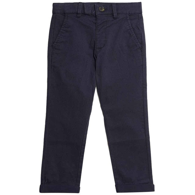 M&S Boys Cotton Rich Chinos Navy 5-6 Years, imported from the UK