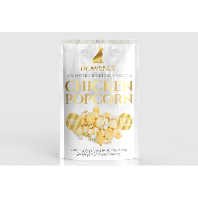Heavenly Dog chicken popcorn dog treats 25g, UK version