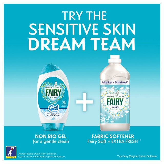 Fairy Non-Bio Washing Liquid Gel for Sensitive Skin 2.1L - British product