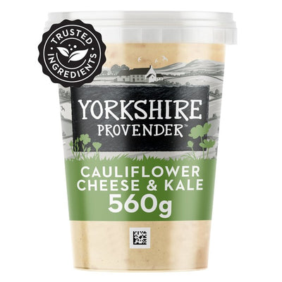 Soupe de fromage de chou-fleur Yorkshire Provender avec kale et cheddar 560g
