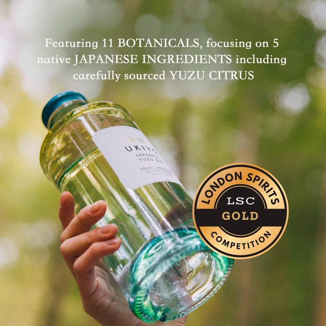 Ukiyo Japanese Yuzu Citrus Gin 70cl (British brand)