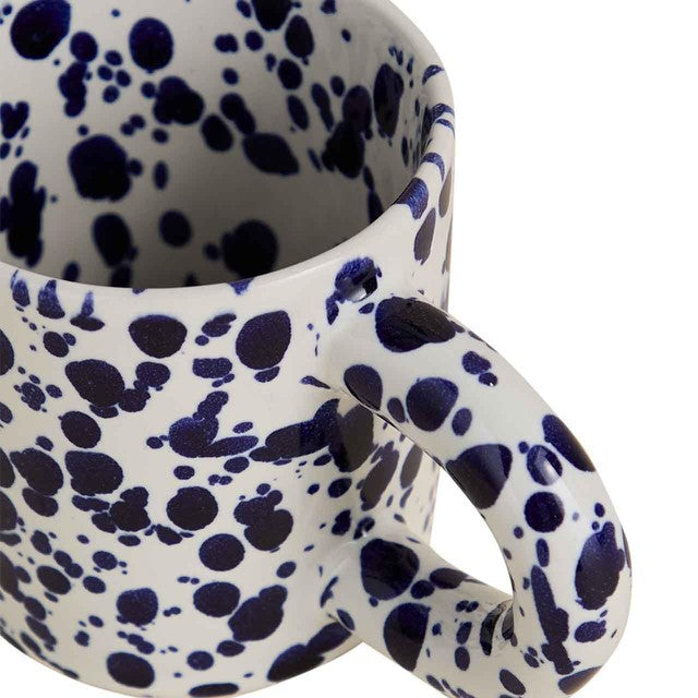 M&S blue splatter mug - British product