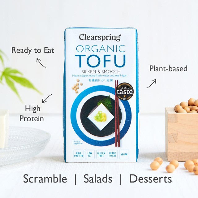Clearspring silken tofu 300g - British product