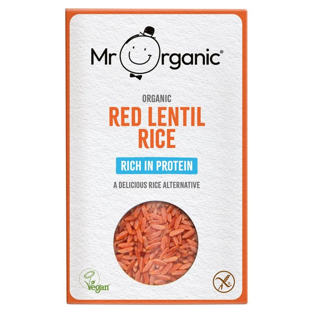 Mr Organic red lentil rice 250g, imported from the UK