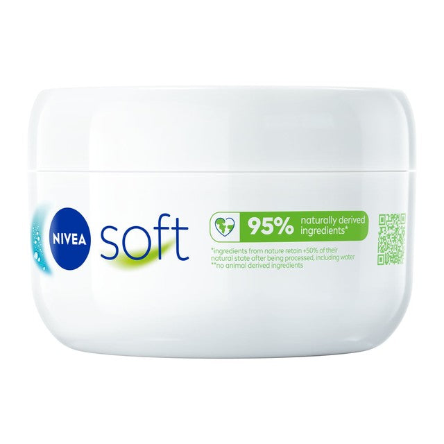 Nivea Soft Moisturiser Cream 300ml, imported from the UK