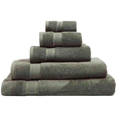M&S M&S Pure Cotton Hand Towel Moss Green- Buy online at McGrocer