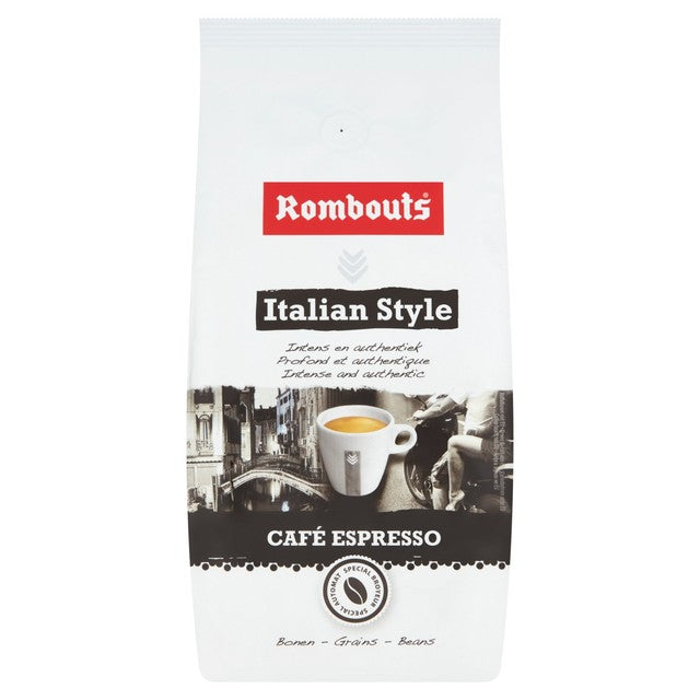 Rombouts Italian Style coffee beans 500g, imported from the UK