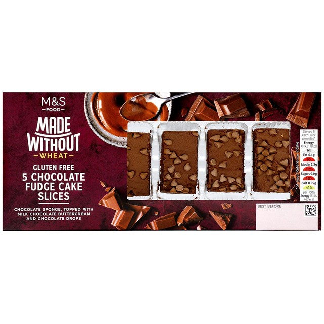 M&S chocolate fudge cake slices 127g, imported from the UK