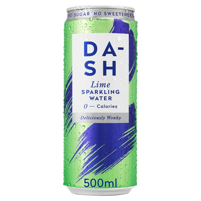 dash sparkling lime water 500ml - British product