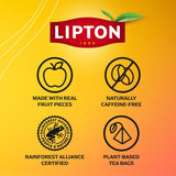 Lipton Peach Paradise fruit tea bags, UK version