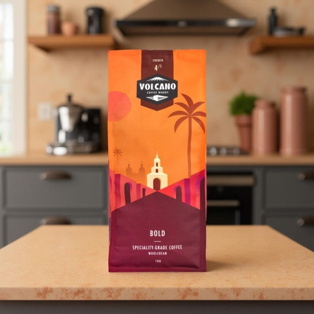 Volcano Coffee Works Bold Colombia espresso beans 1kg, imported from the UK