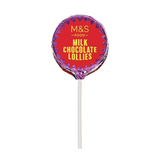 M&S milk chocolate lollies 36g, imported from the UK