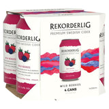 Rekorderlig Wild Berries Cider 4 x 330ml, imported from the UK