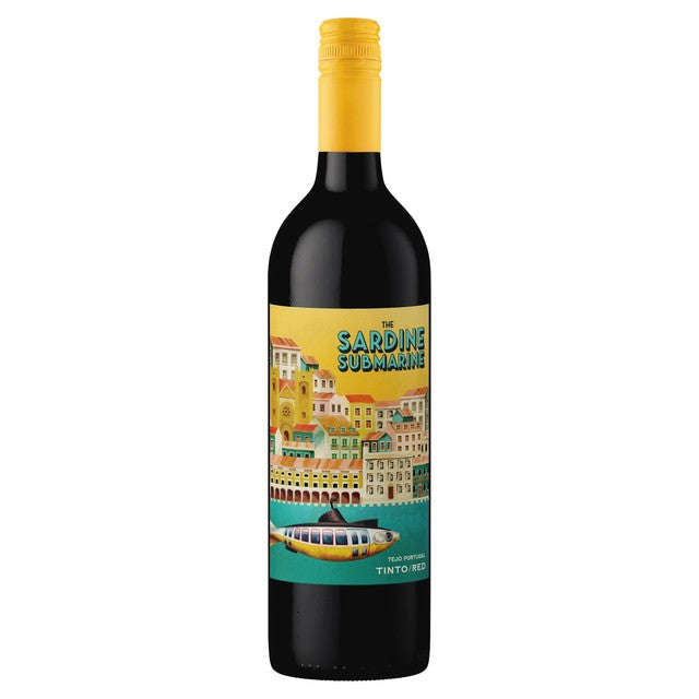 Sardine Submarine red wine 75cl (British brand)