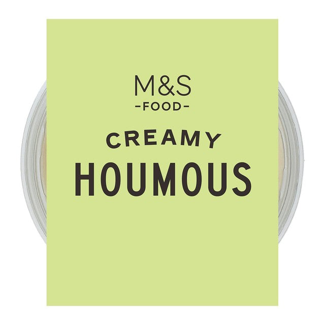 M&S houmous with extra virgin olive oil 300g, imported from the UK