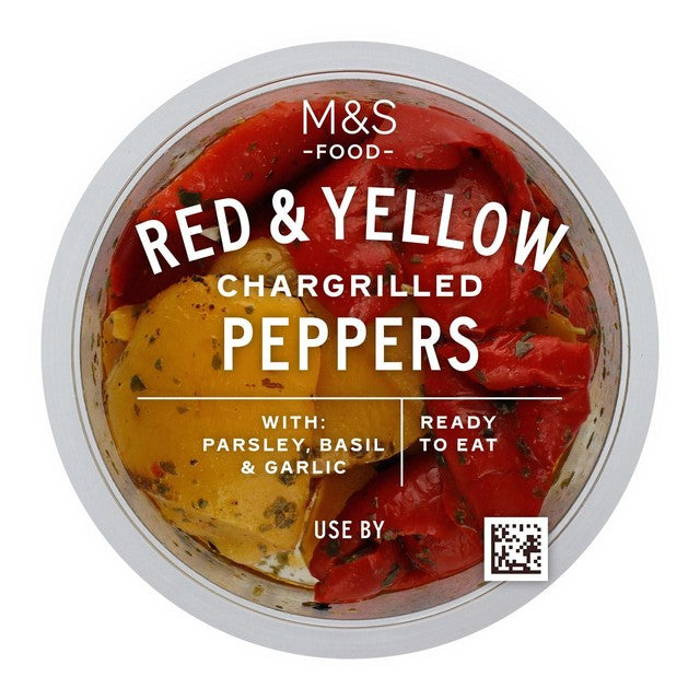 M&S Marinated Grilled Peppers 176g, imported from the UK