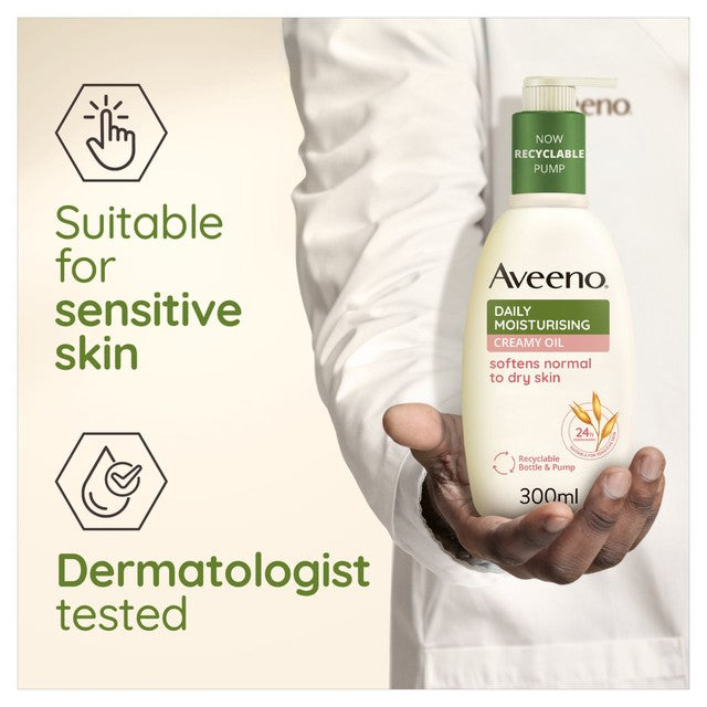 Aveeno Daily Moisturising Creamy Oil body lotion 300ml (British brand)