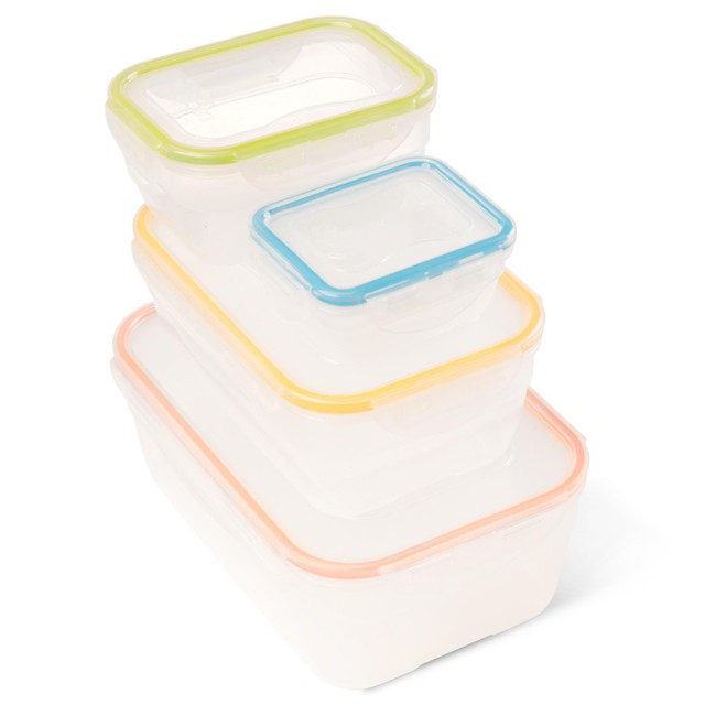 Locknlock nestable rectangular container 4-piece set, UK version