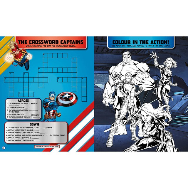 Igloo Books Marvel Avengers sticker activity book 500 stickers (British brand)