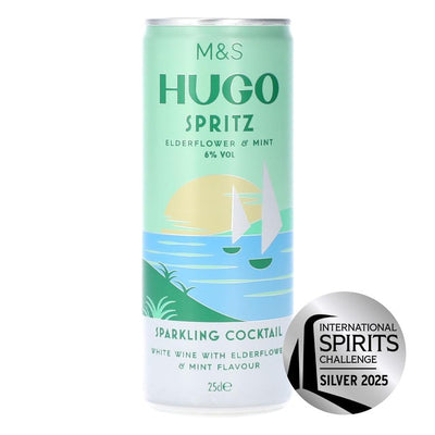 M&S Hyllestoff & Mynte Hugo Spritz Musserende Vincocktail 250ml