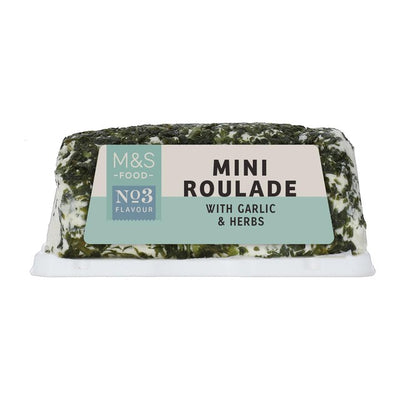 M&S M&S Mini Cheese Roulade with Garlic & Herbs Soft Cheese Appetiser 125g- Buy online at McGrocer