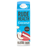 Bebida de coco Rude Health con arroz y calcio 1L, importada del Reino Unido.