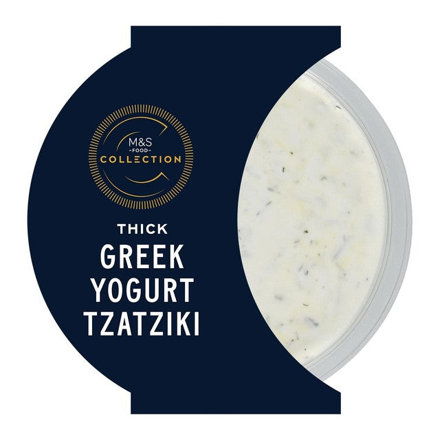 M&S Thick Greek Yogurt Tzatziki 170g, imported from the UK