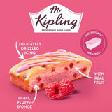 Mr Kipling Raspberry Cake Slices 4 Pack, imported from the UK