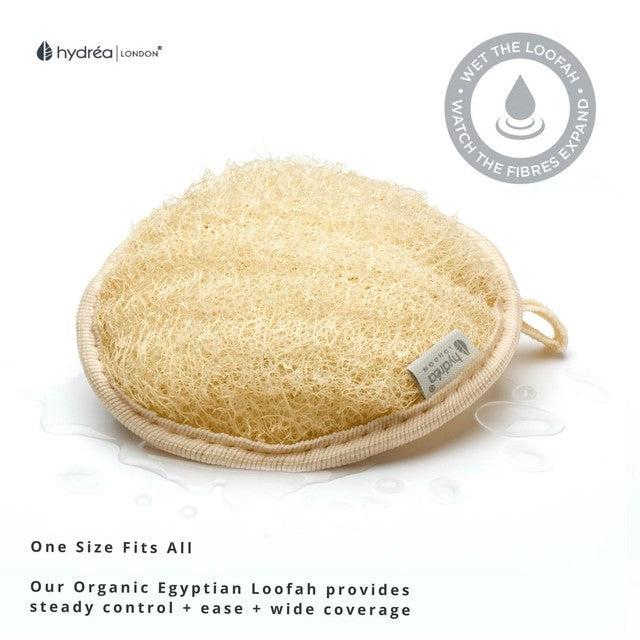 Hydrea London dual-sided loofah body pad 15cm, UK version