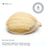 Hydrea London dual-sided loofah body pad 15cm, UK version