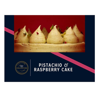 M&S Collection Pistachio & Raspberry Layered Sponge Cake 935g