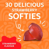 Haliborange strawberry vitamin gummies for kids 30 softies, UK version
