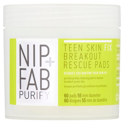 M&S Nip+Fab Teen Skin Blemish Fighting Pads Facial Cleansing Pads 80ml- Buy online at McGrocer