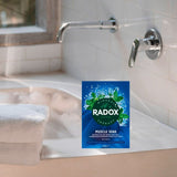Radox muscle soak herbal bath salts 400g, imported from the UK