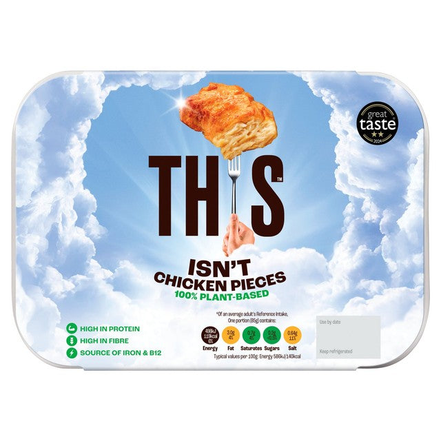 THIS plant-based chicken pieces 170g (British brand)