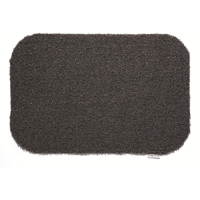 HugRug Charcoal Original Plain Doormat 50cm x 75cm, UK version