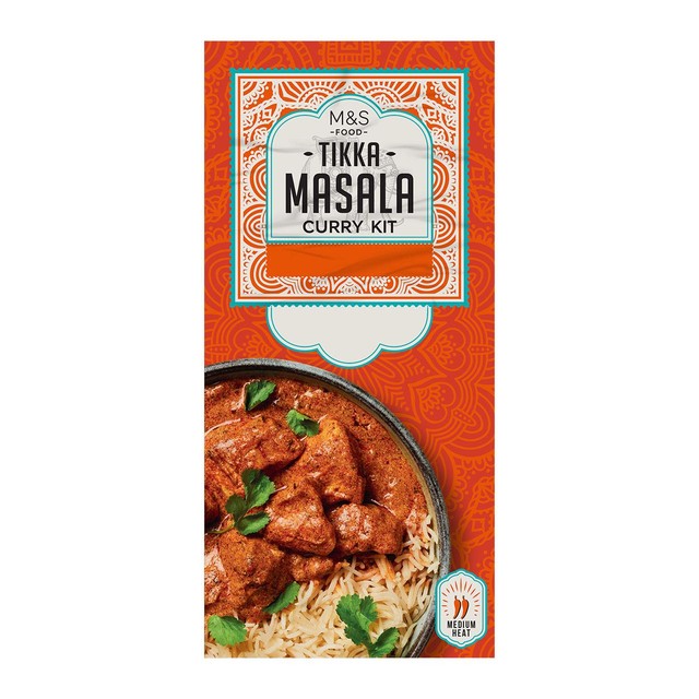 M&S Tikka Masala Curry Kit 225g, imported from the UK