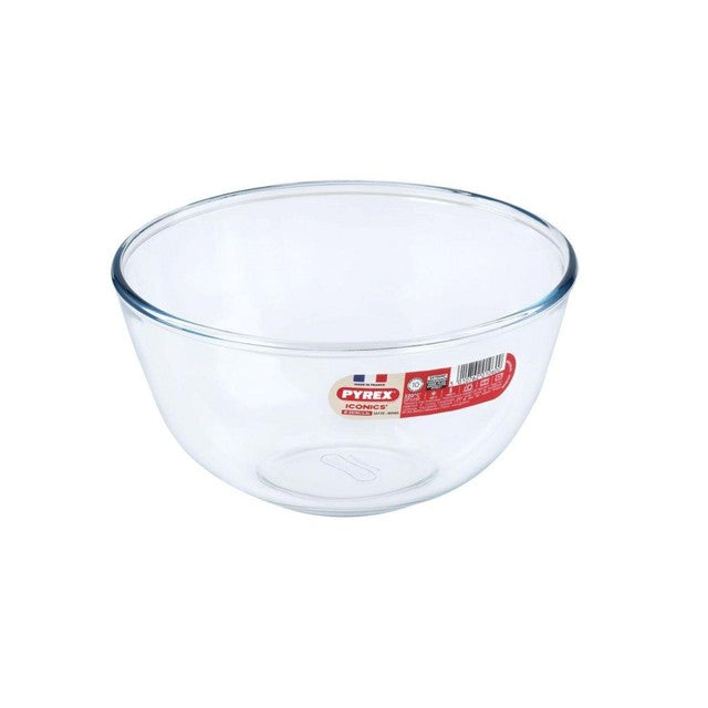 Pyrex glass mixing bowl 2L, imported from the UK