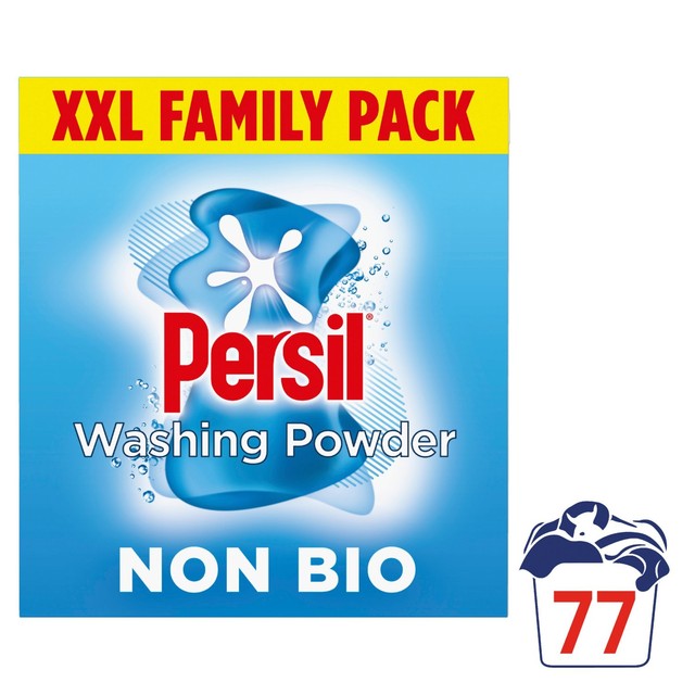 Persil Non Bio washing powder 77 washes 3.9kg, imported from the UK