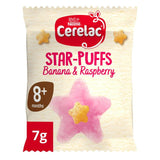 Cerelac Banana  Raspberry Star Puffs Baby Food Snack 8 Months 7g