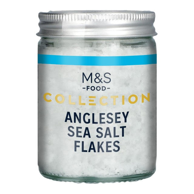 M&S Anglesey sea salt flakes 50g, imported from the UK