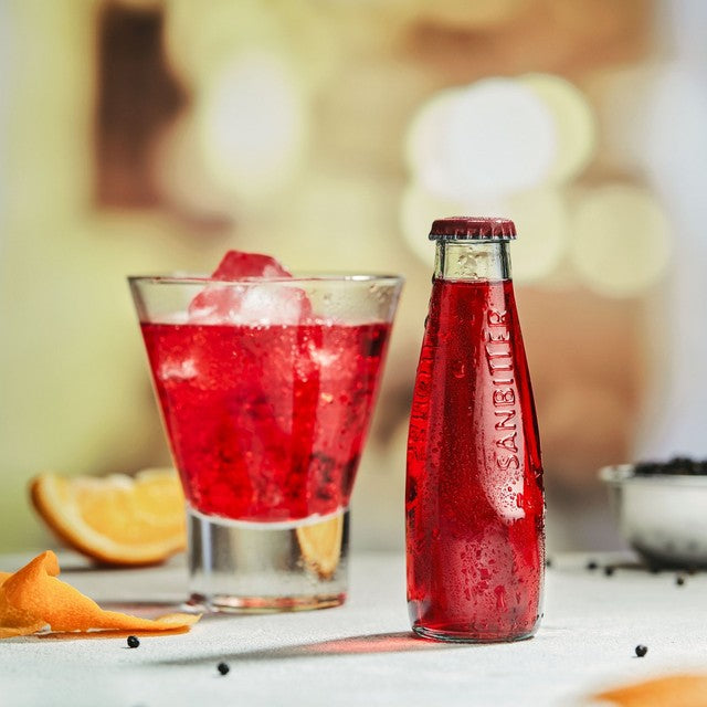 San Pellegrino Sanbitter Rosso non-alcoholic aperitif 6 x 100ml (British brand)