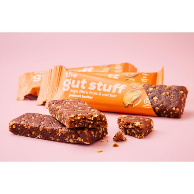 Good Fibrations peanut butter fruit nut fibre bars 12x35g (British brand)