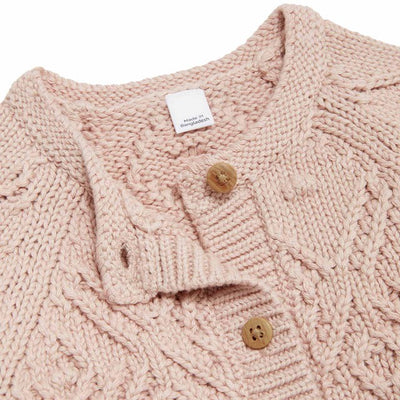 Cardigan à motifs en pur coton pour filles M&S Rose 3-6 mois