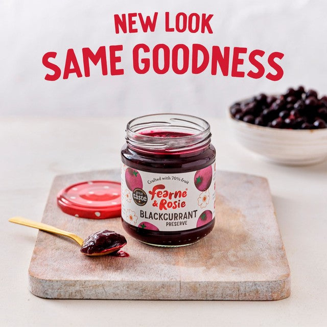Fearne & Rosie blackcurrant jam 310g - British product