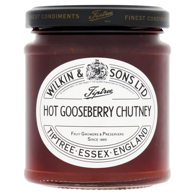 Tiptree hot gooseberry chutney 230g (British brand)