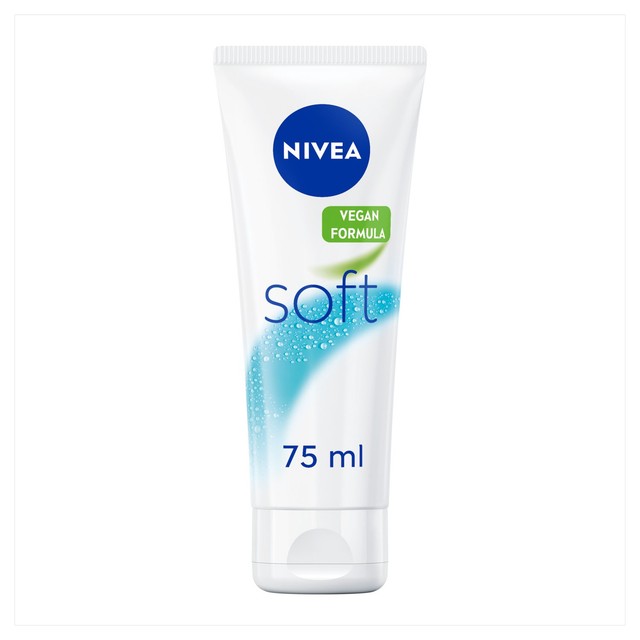 Nivea Soft moisturiser cream 75ml, imported from the UK